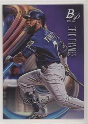 2018 Bowman Platinum Purple 11/250 Eric Thames #52 y0i
