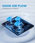 havit HV-F2056 15.6"-17" Laptop Cooler Cooling Pad - Slim Portable USB Powered 716253088527