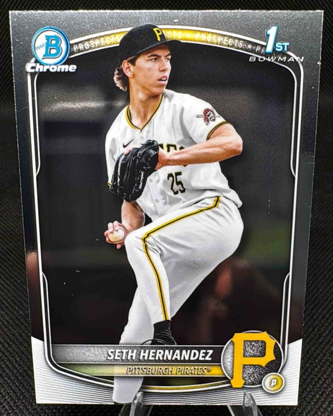 2025 Bowman Draft Seth Hernandez #BDC-25 Chrome 1st Prospect Pirates