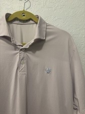 Holderness  Bourne AOP The Demaret The Carson Golf Polo Shirt Tailor sz L