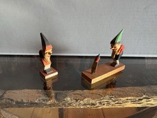 Emil Helbig Schnitzerei Zwerg Marienkäfer Märchen Erzgebirge Holzfigur Pyramide