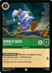 Donald Duck - Sleepwalker 83/204 Common Cold Foil Fabled