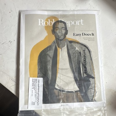 Robb Report Magazine March 2024 Style Issue Illustrated Lifestyle Fashion