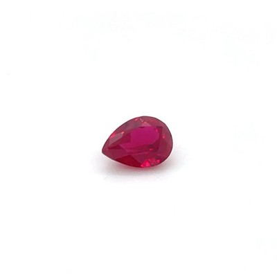 Ruby Laboratory Grown Pear Shape Vivid Red 2.10 ct 9.15mm x 7.00mm x 4.39mm