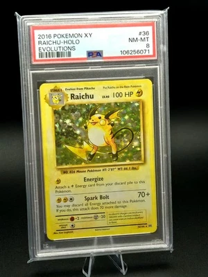 raichu pokemon card 2016 Pokemon - Raichu (36/108) - XY Evolutions