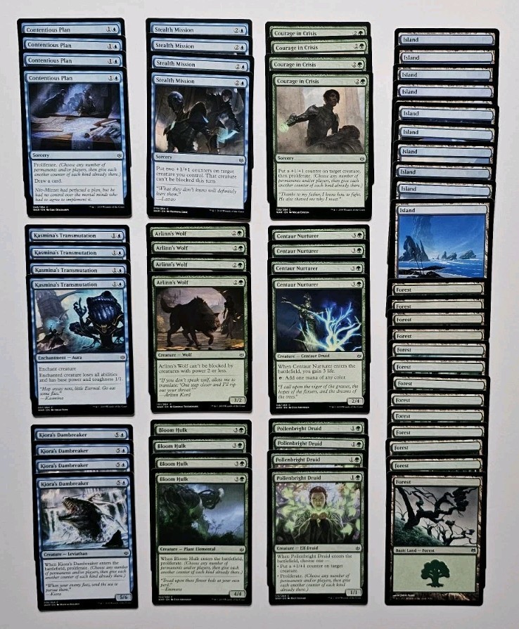 Simic Proliferate PAUPER 60 Card Deck. MTG Magic The Gathering Ready To  Play | eBay