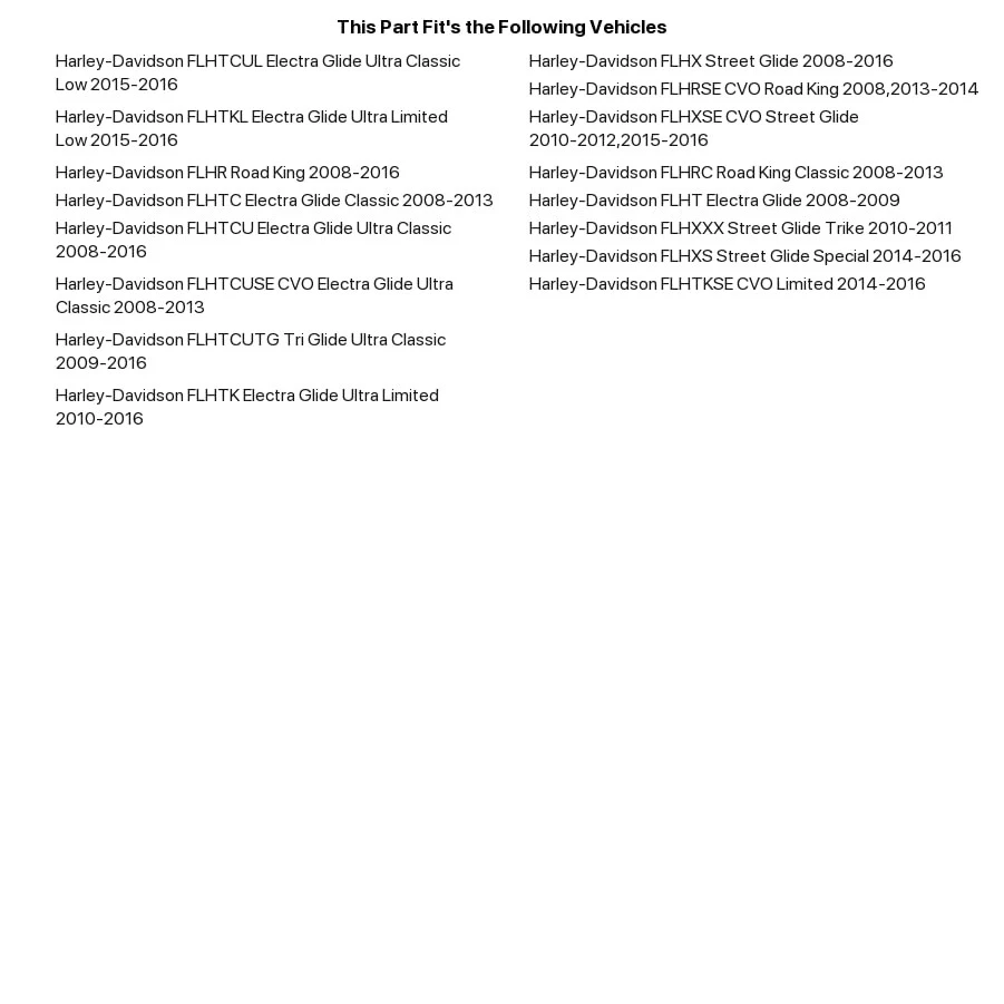 Kit de control de manillar disco duro 53603 negro embrague Cbl 08-16 Ultra Foto 3 de 3