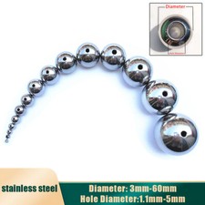 Stainless Steel Ball Dia 3mm/4mm-60mm Through Hole Steel Ball Smooth Metal Ball