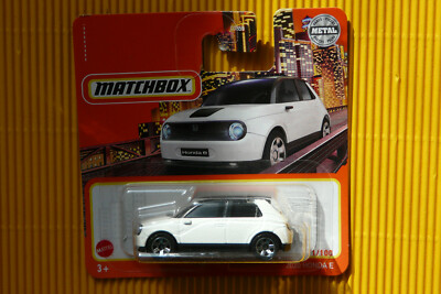 Matchbox 2020 honda e MBX City 1/100 black & white made my friday nos ovp