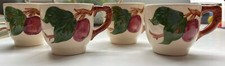Vintage Franciscan Ware Apple Pattern Tea Cups W/Out Saucers Made In USA