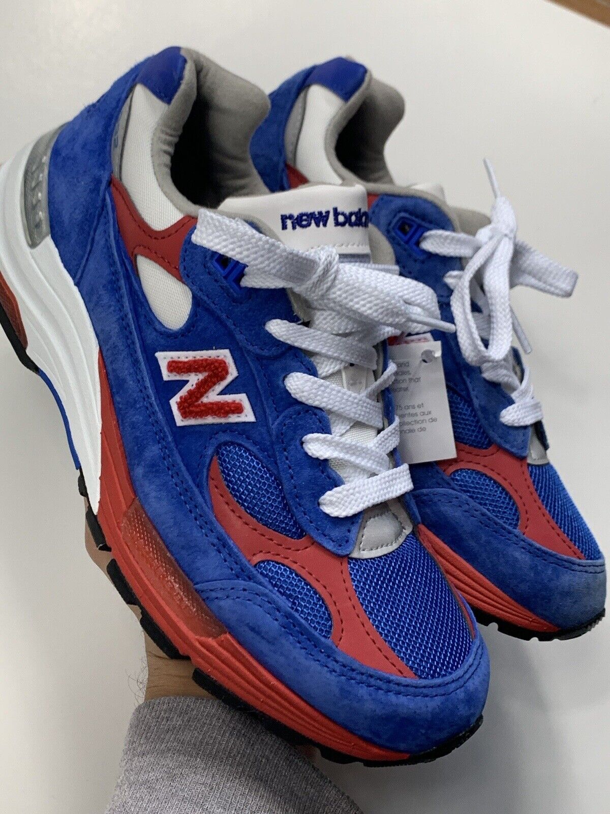 Mens New Balance 992 Sz 5.5 Made In USA Red White Blue Olympic M992CC  Running