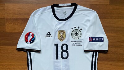 GERMANY ADIDAS ADIZERO 2016 EURO HOME JERSEY #18 KROOS SIZE 