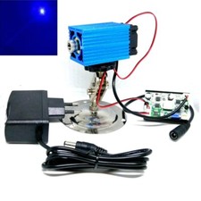 High Power 445/450nm 4W Blue Laser Dot Diode Module w TTL Cooling Fan  ADPT HL