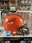 Nick Chubb Cleveland Brown Autographed Mini Helmet COA