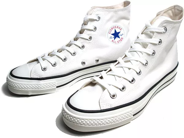 Converse Canvas All Star J HI white MADE IN JAPAN Limited CHUCK TAYLOR Very  Rare