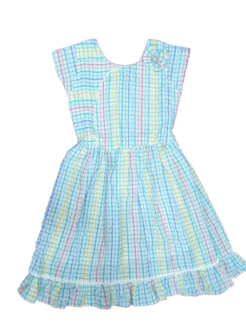 Vestidos multicolor caída de una sola pieza para niñas