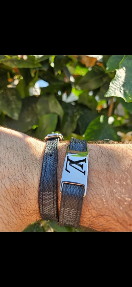 Louis Vuitton bracciale doppio Logo LV M6616 - Immagine 3 di 4