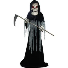 Haunted Hill Farm Motion-Activated 8.5-Ft. Tall Ginormous Reaper Plug-in Talking