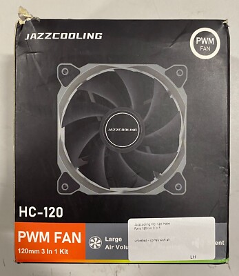 Jazzcooling HC-120 PWM Fans 120mm 3 in 1