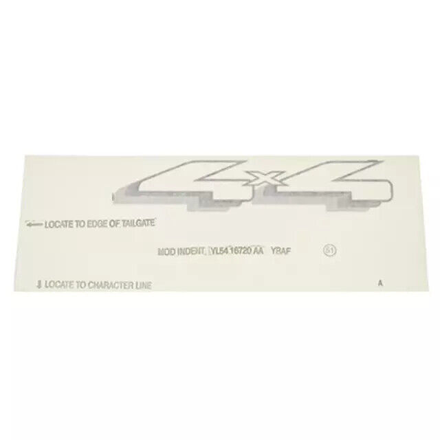 Emblema de compuerta trasera para Ford (P/N YL5Z-9942528-AAA)