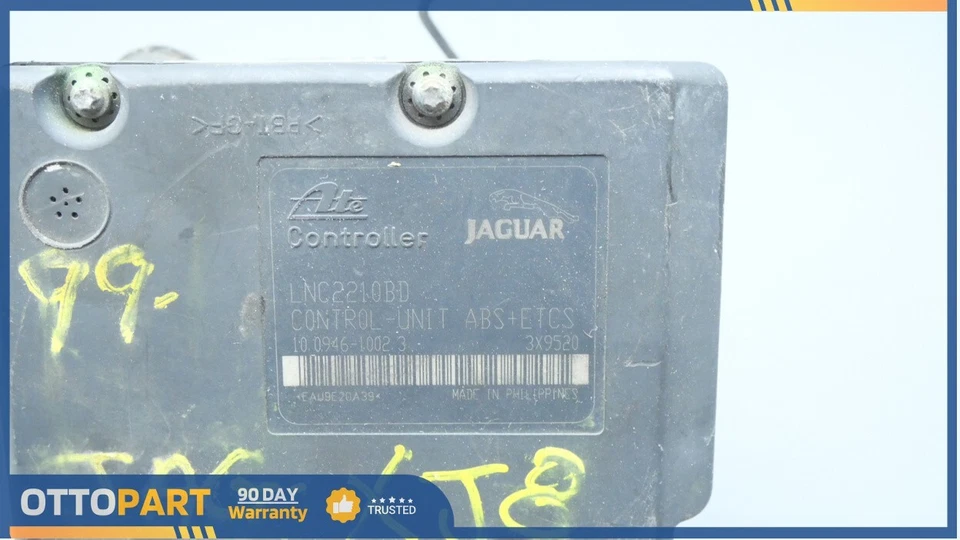 Módulo de bomba de freno antibloqueo ABS Jaguar XJ8 XJ8L XK8 VANDEN 1997-2003 FABRICANTE DE EQUIPOS ORIGINALES Foto 2 de 4
