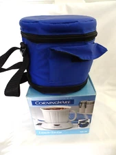 CorningWare Lunch To Go Lidded Mug With Warmer and Carrying Bag MW-20 NEW in BOX