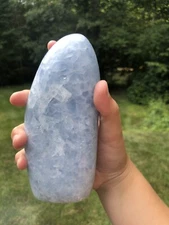 Blue Calcite Freeform 902 Grams