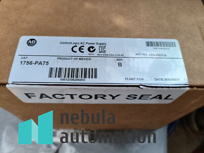 1PCS NEW Allen Bradley 1756-PA75 ControlLogix AC Power Supply  Fast delivery