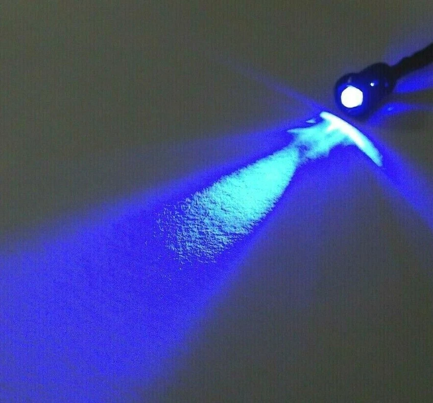 Ярко-синий светодиодный мини-индикатор BBT 12 В 1/4 дюйма с защелкой  - Изображение 4 из 4