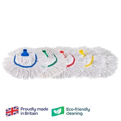 ROBERT SCOTT Hygiemix Washable Threaded/Screw and Push Fit Mop Head 200g