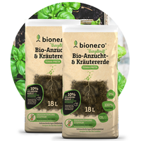 "Bio-Anzucht & KräUtererde 36 L Bio Erde \"Wurzelkraft\" Von Bionero® Terra Preta"