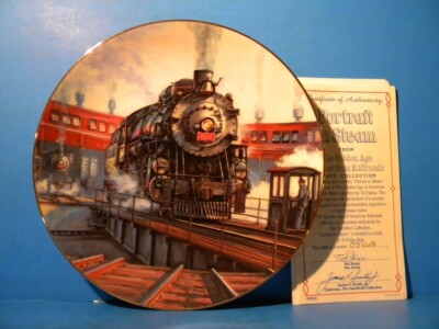 Plate Golden Age of American Railroads Plate Collection Plate Golden Age of American Railroads Plate Collection
