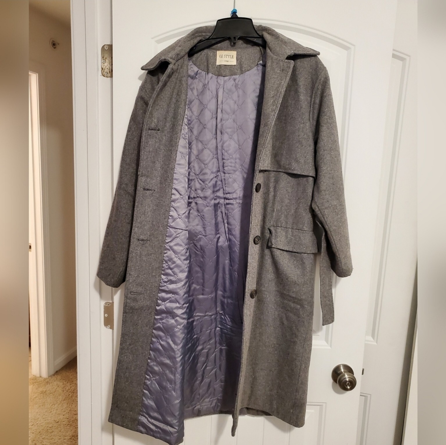 Wool blend Winter coat with down interlayer - image 4