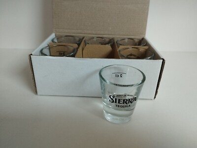 6 Sierra Tequila Shotglaser Glas 0,2cl Jalisco Mexico Schnaps 