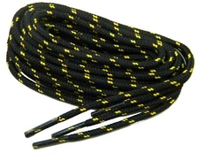 2 pair -  Round 4mm thick proBOOT Rugged longlasting Boot Shoelaces Shoestrings
