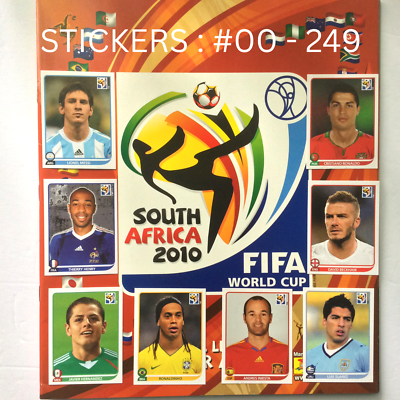 2010 Panini World Cup South Africa Stickers #00-249 Pick to