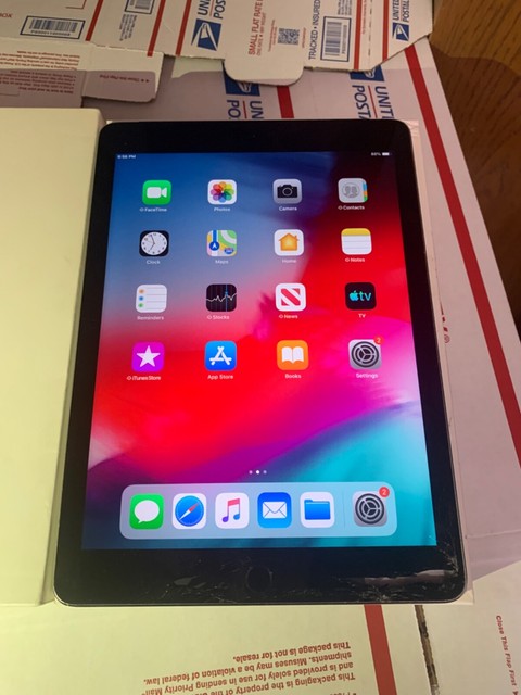 Apple iPad Air 2 64GB Wi-Fi + Cellular (Unlocked) 9.7in - Space Apple iPad Air 2 64GB Wi-Fi + Cellular (Unlocked) 9.7in - Space