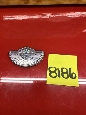 2003 harley 100th anniversary emblem Fender Badge Medalion Front
