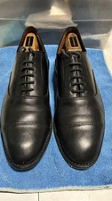 Allen Edmonds "PARK AVENUE" Cap-Toe Oxfords 8 E  Black Made in USA 