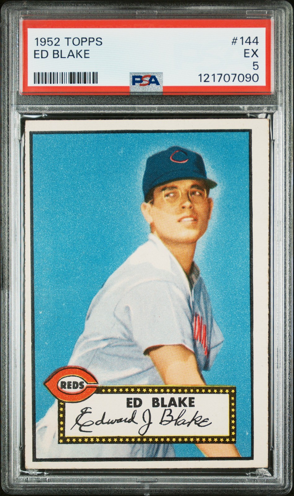 1952 TOPPS #144 ED BLAKE PSA 5