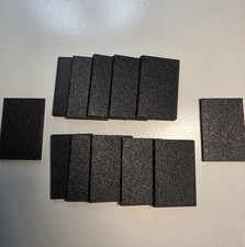 Lot Of 10 2 50x75mm Rectangle Bases, Warhammer 40k, AoS, DnD, 75x50mm