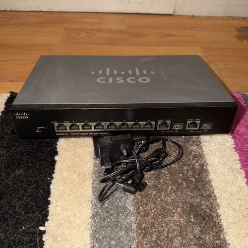 Cisco SG300-10 10-Port Gigabit Managed Switch