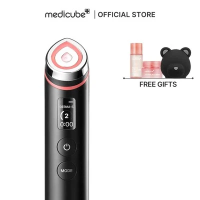 medicube Age-R Booster Pro, schwarz | 6-in-1 Gesichtsmassagegerät Verjüngung