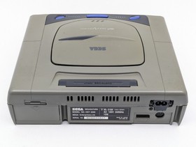 Sega Saturn HST-3200 Gray Console Complete Set Tested Japan NTSC-J