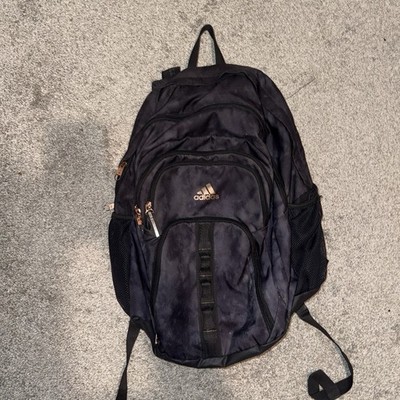 adidas Black Unisex Kids Polyester Backpack Zip Closure Pockets School