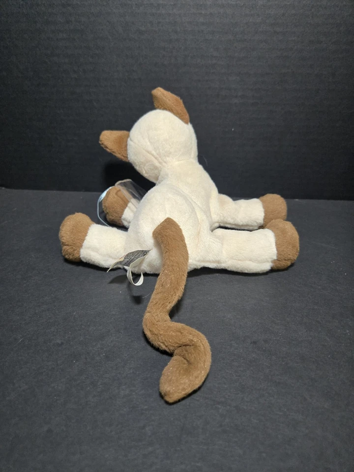 Ganz Webkinz Plush Siamese Cat HM 160 No Code With Detachable Mini Play Purse - Image 3 of 4