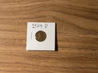1924-D Wheat Lincoln Cent Penny - Key Date - VF Details - Nice Brown Coin