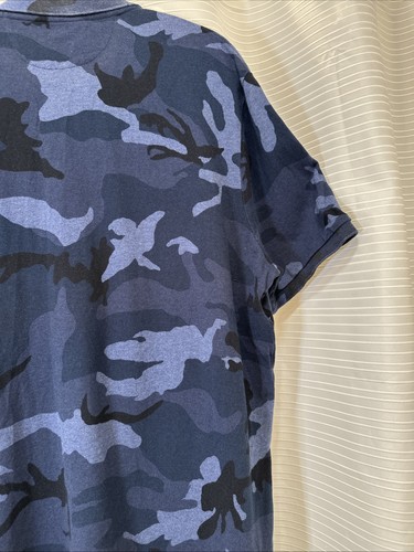 EUC POLO RALPH LAUREN SZ XL CLASSIC FIT BLUE CAMO SS SHIRT 100% COTTON RL - Picture 10 of 17