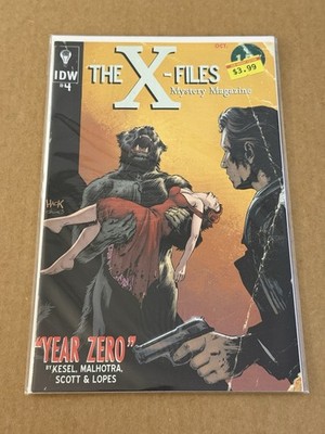 The X-Files Year Zero #4 B Hack Sub IDW Publishing Comics 2014 NM RARE Comic