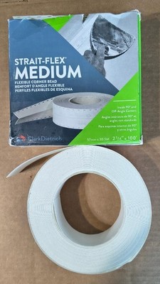 ClarkDietrich Strait-Flex Medium Flexible Corner Bead 2.25''x 100' Free US Ship